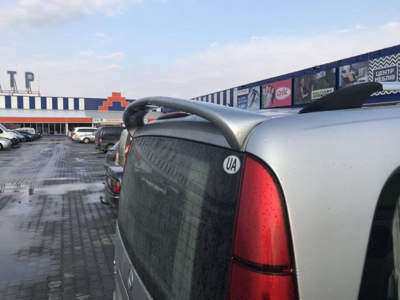 Купить Спойлер Аякли (под покраску) для Mercedes Viano 2004-2014 гг