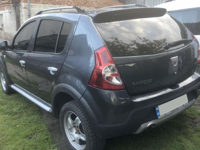 Купити Спойлер (під фарбування) для Renault Sandero 2007-2013 рр