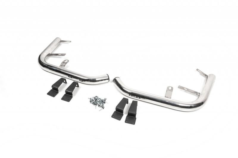 Купить Задние уголки AK003 (2 шт, нерж) для Volkswagen T6