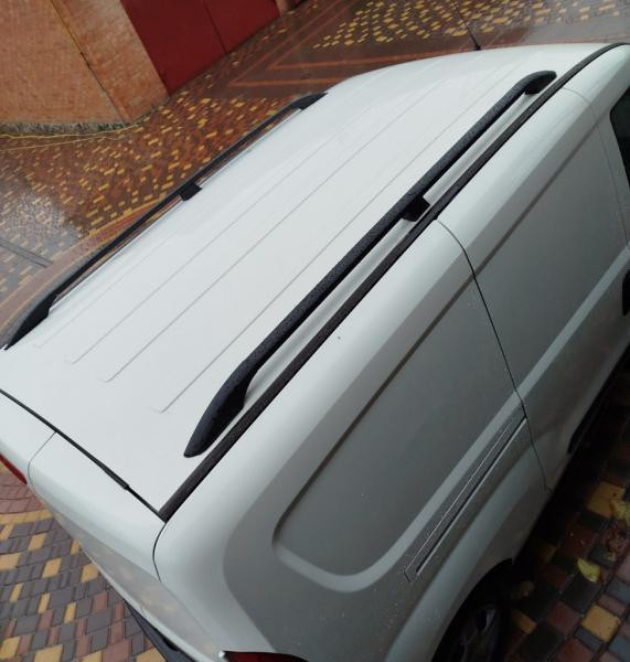 Купити рейлінги чорні Стандартна, Пластикові ніжки для Fiat Doblo II 2010-2022 рр