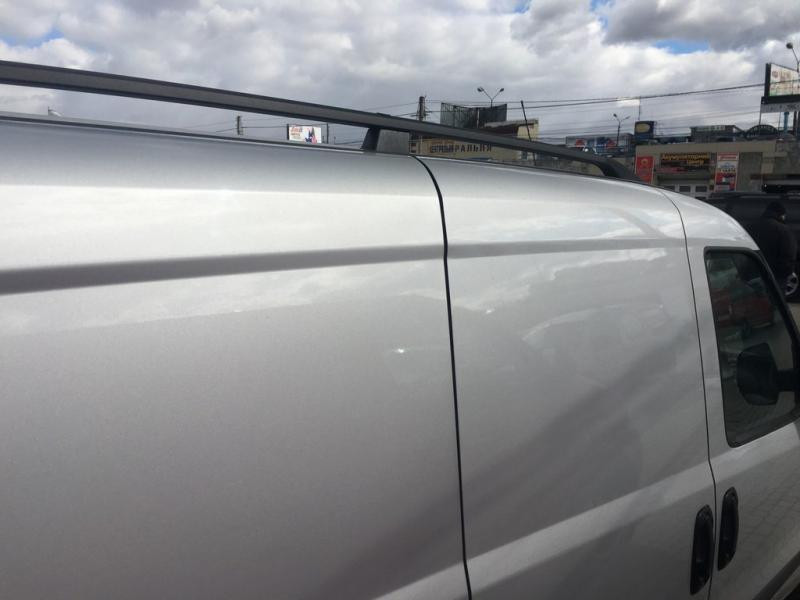 Купити рейлінги чорні Стандартна, Пластикові ніжки для Fiat Doblo II 2010-2022 рр