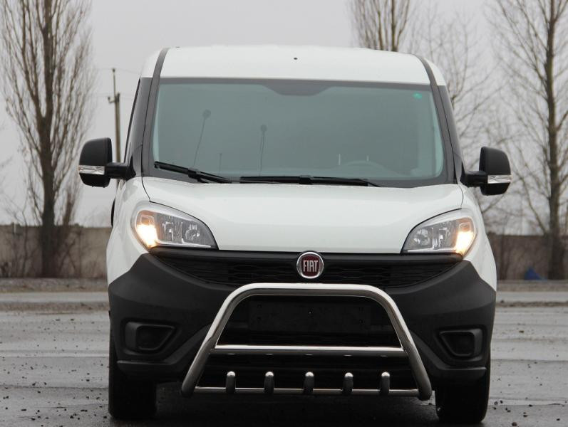 Купити Кенгурятник WT003 (нерж.) 60 мм для Fiat Doblo II 2010-2022 рр