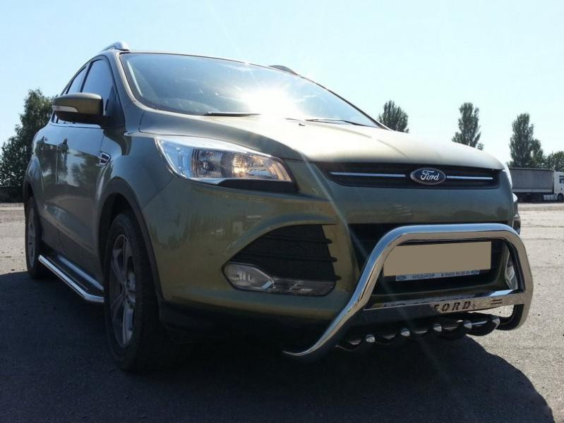 Купити Кенгурятник WT004 (нерж.) для Ford Kuga/Escape 2013-2019 рр