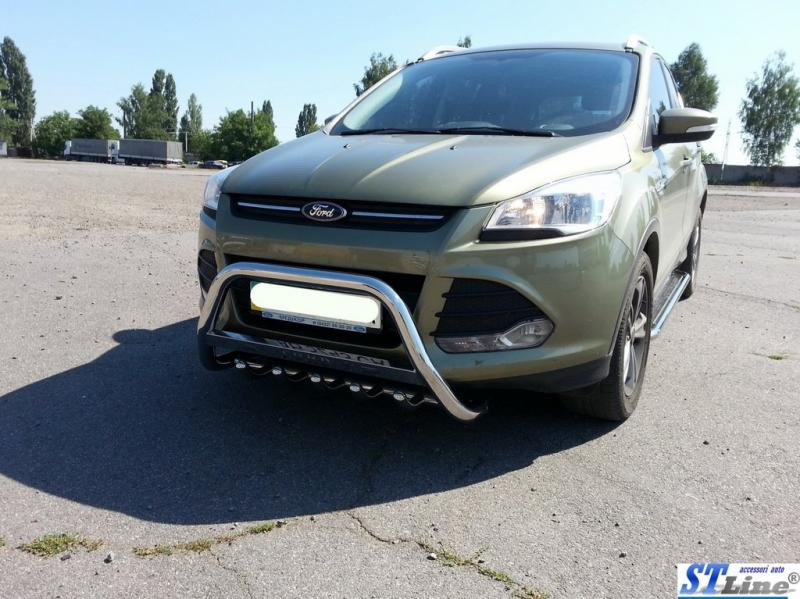 Купити Кенгурятник WT004 (нерж.) для Ford Kuga/Escape 2013-2019 рр
