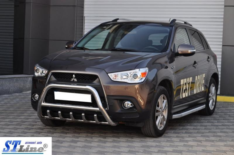 Купити Кенгурятник WT003 (нерж.) для Mitsubishi ASX 2010-2023 рр