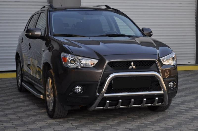 Купити Кенгурятник WT003 (нерж.) для Mitsubishi ASX 2010-2023 рр