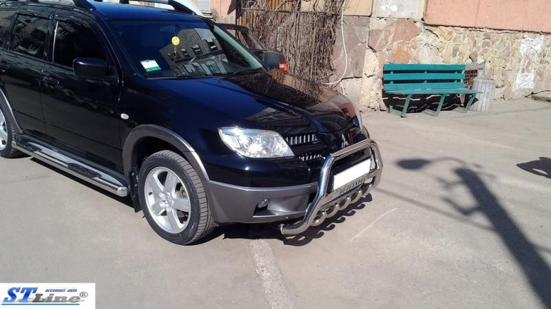 Купити Кенгурятник WT004 (нерж.) для Mitsubishi Outlander 2001-2006 рр