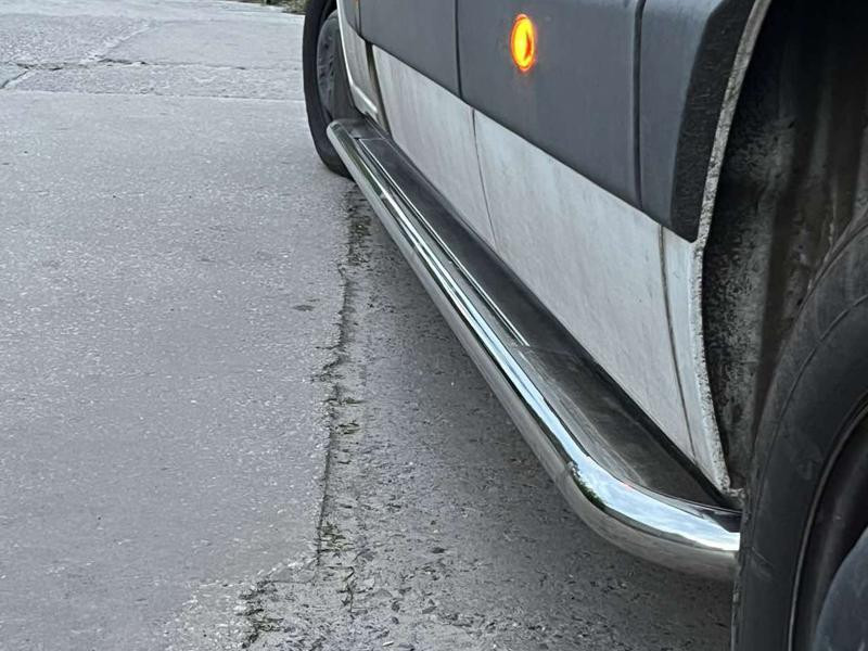 Купити Бокові пороги Premium (2 шт., нерж.) 60 мм, коротка база для Opel Movano 2010-2021 рр