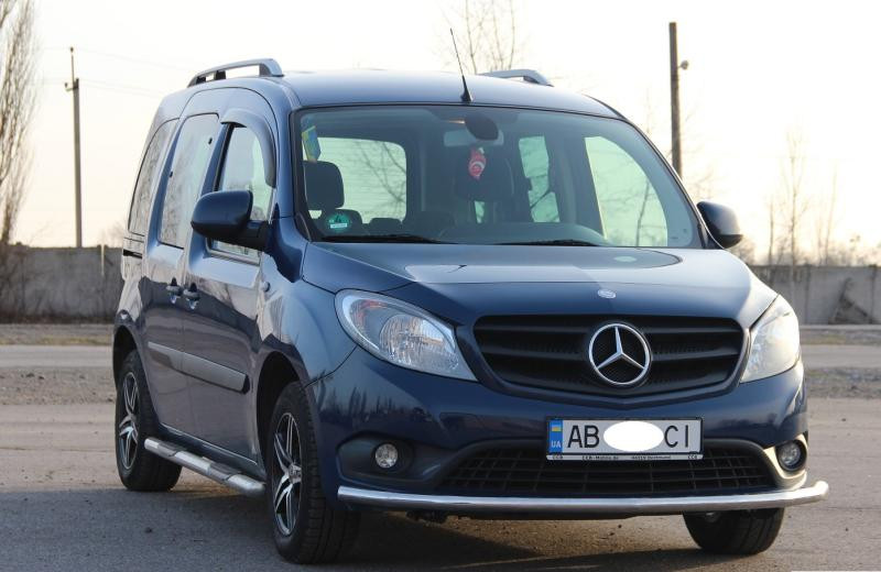 Купити Передній захист ST008 (нерж.) для Mercedes Citan 2013-2021 рр