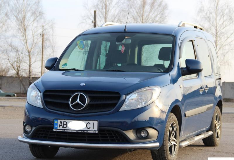 Купити Передній захист ST008 (нерж.) для Mercedes Citan 2013-2021 рр