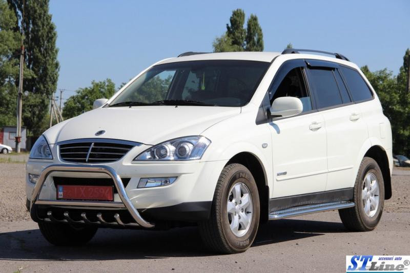 Купити Кенгурятник WT003 (нерж) для SsangYong Kyron 2005-2014 рр