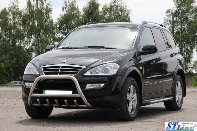 Купити Кенгурятник WT003 (нерж) для SsangYong Kyron 2005-2014 рр