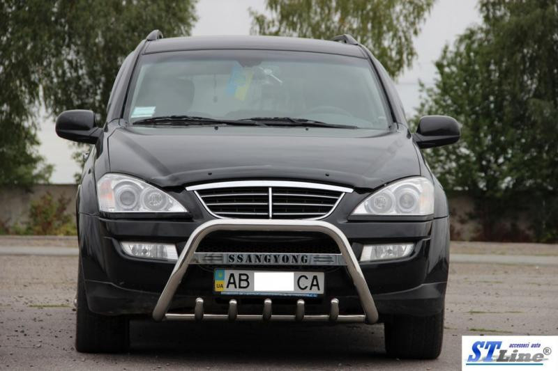 Купити Кенгурятник WT003 (нерж) для SsangYong Kyron 2005-2014 рр