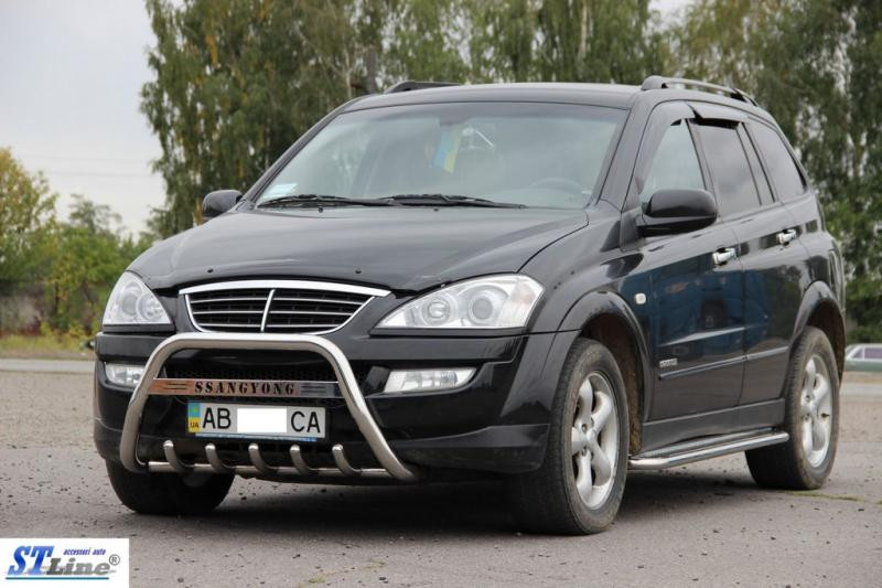 Купити Кенгурятник WT003 (нерж) для SsangYong Kyron 2005-2014 рр