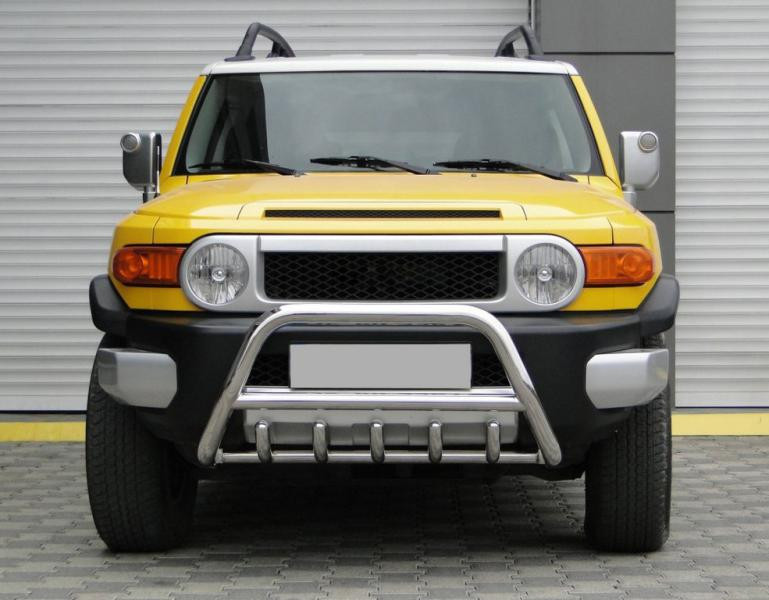 Купить Кенгурятник WT003 (нерж) для Toyota FJ Cruiser