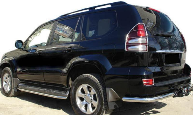 Купити Задні куточки AK003 (2 шт., нерж) для Toyota Land Cruiser Prado 120