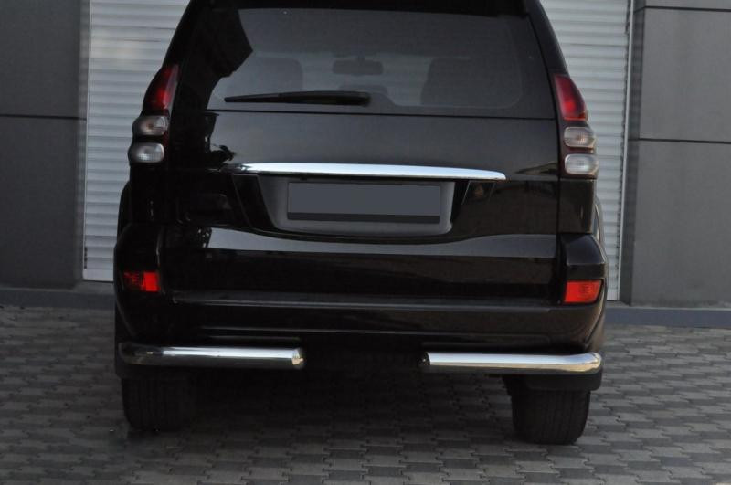Купити Задні куточки AK003 (2 шт., нерж) для Toyota Land Cruiser Prado 120