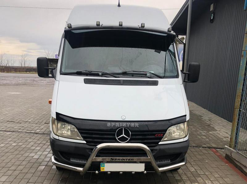 Купить Кенгурятник с усами (нерж.) для Mercedes Sprinter W901/902/903/904/905 1995-2006 гг
