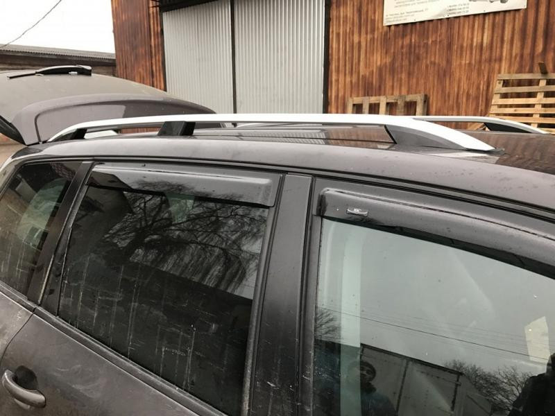 Купити Рейлінги Skyport (сірий мат) для Volkswagen Touareg 2002-2010 рр