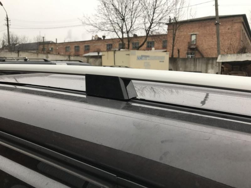 Купити Рейлінги Skyport (сірий мат) для Volkswagen Touareg 2002-2010 рр