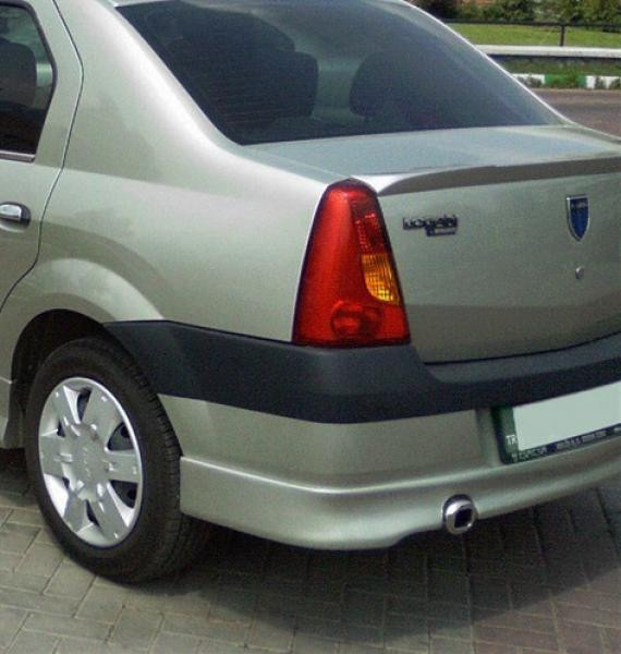 Купить Задний бампер (накладка, под покраску) для Renault Logan I 2005-2008 гг