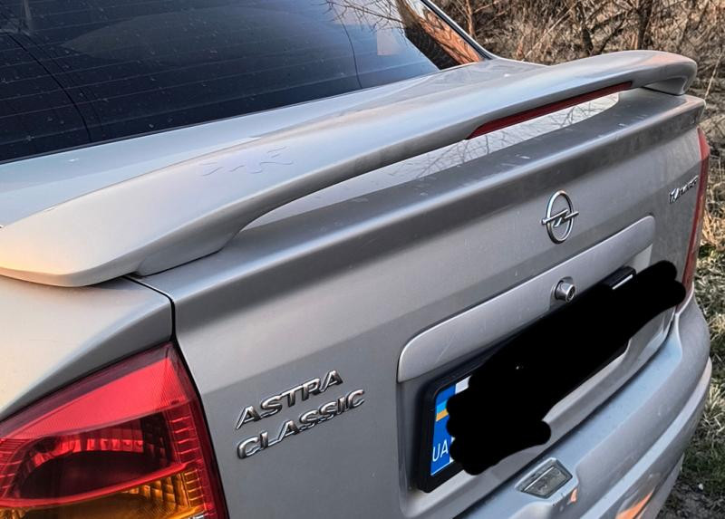 Купить Спойлер Sedan (под покраску) для Opel Astra G classic 1998-2012 гг