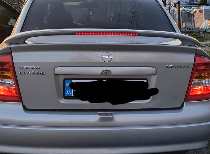 Купить Спойлер Sedan (под покраску) для Opel Astra G classic 1998-2012 гг