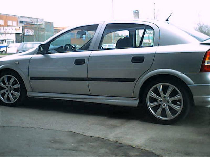Купить Боковые пороги HB (под покраску) для Opel Astra G classic 1998-2012 гг