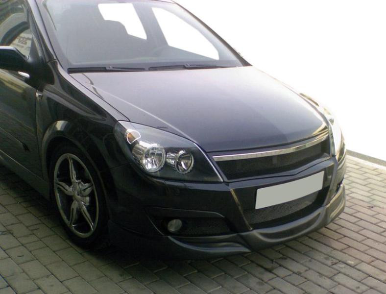 Купить Передняя нижняя юбка HB V1 (под покраску) для Opel Astra H 2004-2013 гг