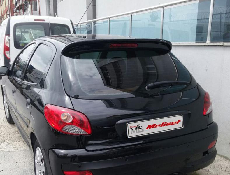 Купить Спойлер верхний Meliset (под покраску) для Peugeot 206