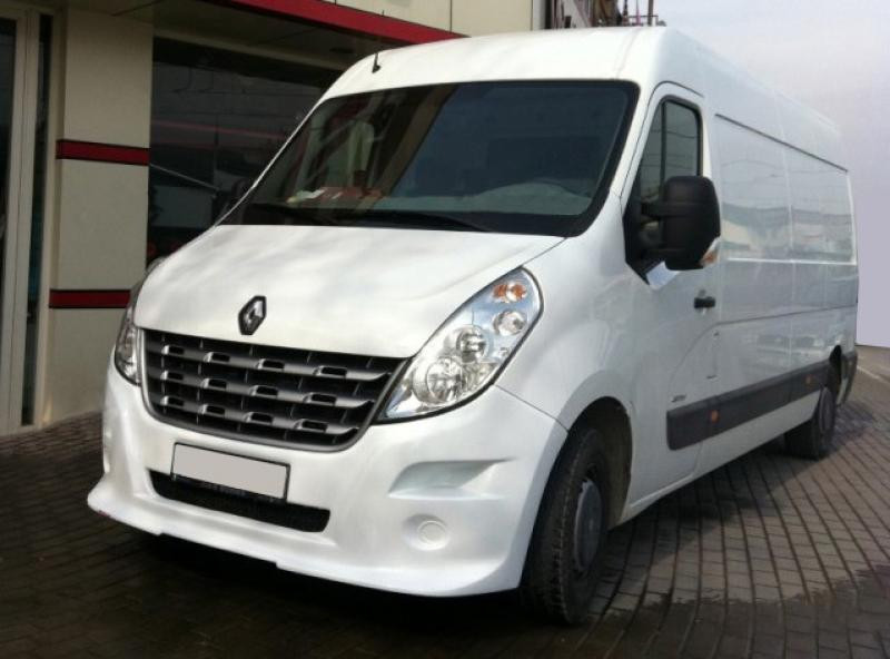 Купить Передний бампер Gecme (накладка, под покраску) для Renault Master 2011-2023 гг