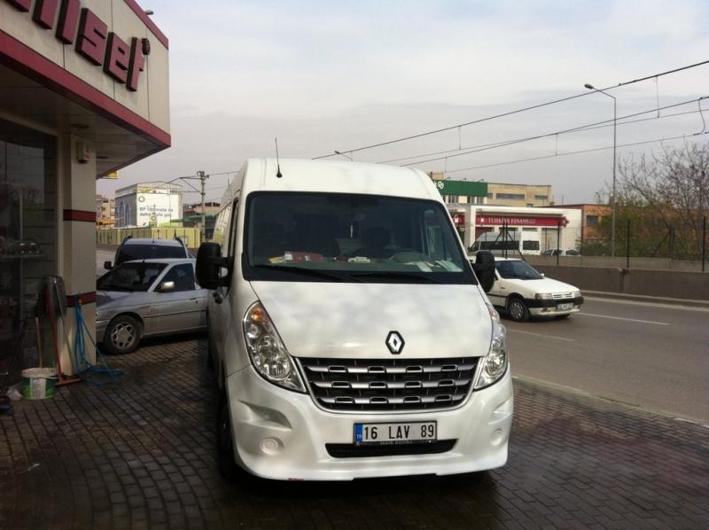 Купить Передний бампер Gecme (накладка, под покраску) для Renault Master 2011-2023 гг