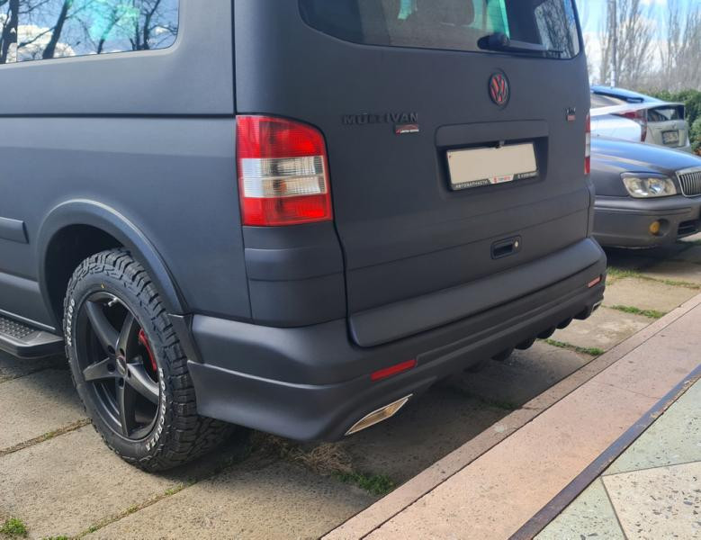 Купить Пластиковая накладка на багажник (под покраску) для Volkswagen T5 2010-2015 гг