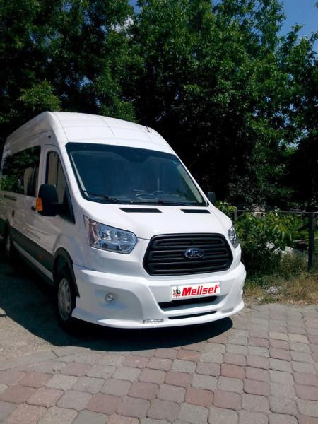 Купити Накладка на передній бампер LED (2014-2019, під фарбування) для Ford Transit 2014- рр