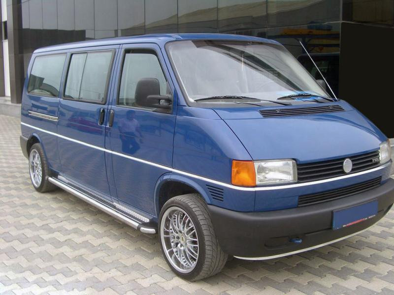 Купити Бокові пороги KB002 d60мм (2 шт., нерж) для Volkswagen T4 Caravelle/Multivan