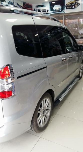 Купить Боковые пороги DotLine (2 шт., алюминий) для Ford Courier 2014-2023 гг