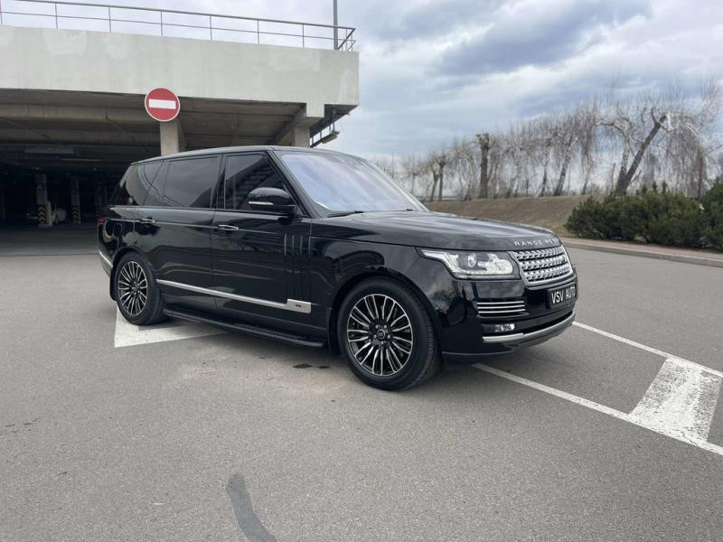Купити Бокові пороги Bosphorus Black (2 шт., Алюміній) для Range Rover IV L405 2013-2021 рр