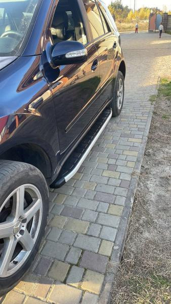 Купить Боковые пороги Fullmond (2 шт., алюминий) для Mercedes ML W164