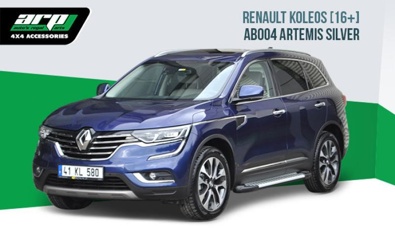 Купить Боковые пороги Allmond (2 шт., алюминий) для Renault Koleos 2016-2024 гг
