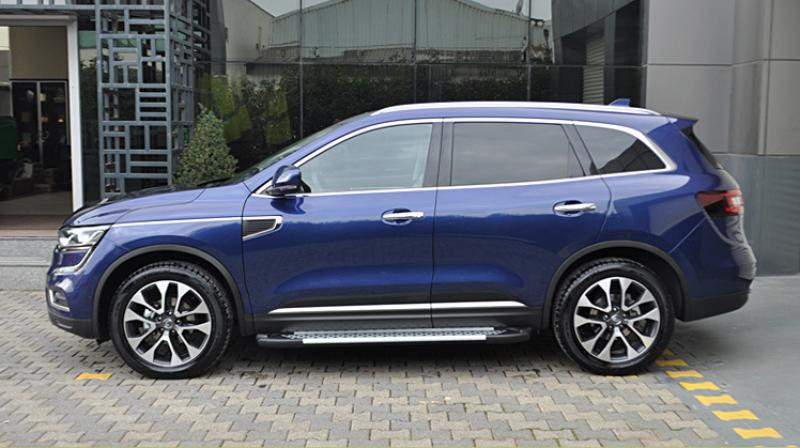 Купить Боковые пороги Allmond (2 шт., алюминий) для Renault Koleos 2016-2024 гг