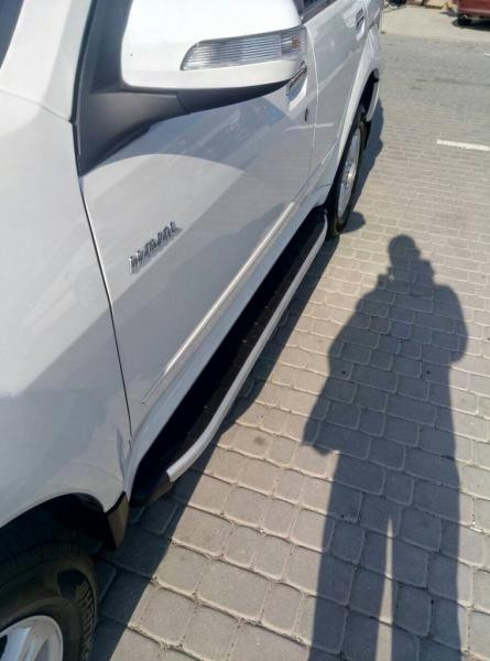 Купить Боковые пороги Fullmond (2 шт., алюминий) для GreatWall Haval/Hover H3