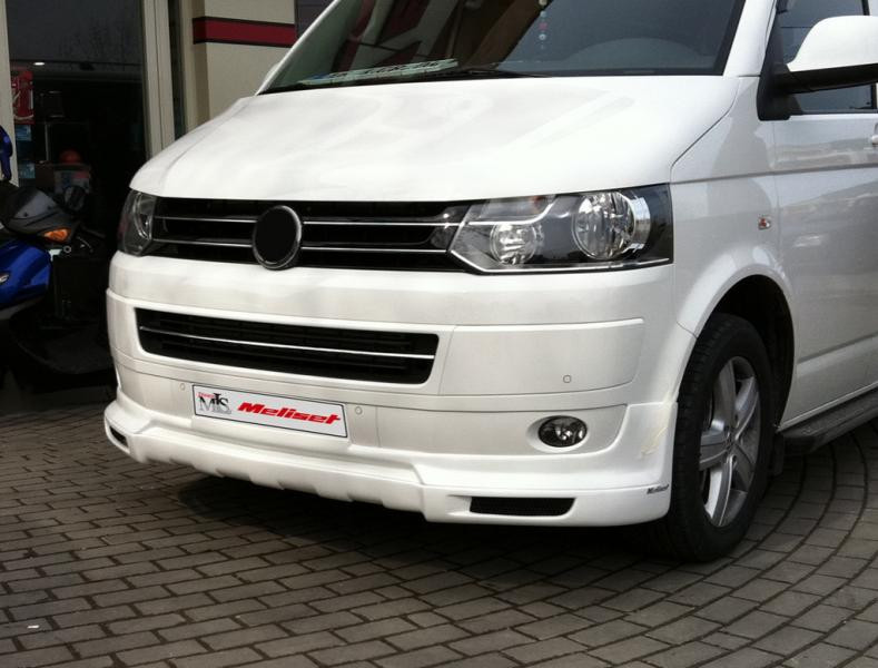 Купити Накладка на передній бампер Sport 2 (під фарбування) для Volkswagen T5 2010-2015 рр
