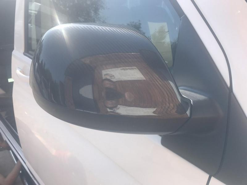 Купить Накладки на зеркала (2 шт, карбон) Натуральный карбон для Volkswagen T6