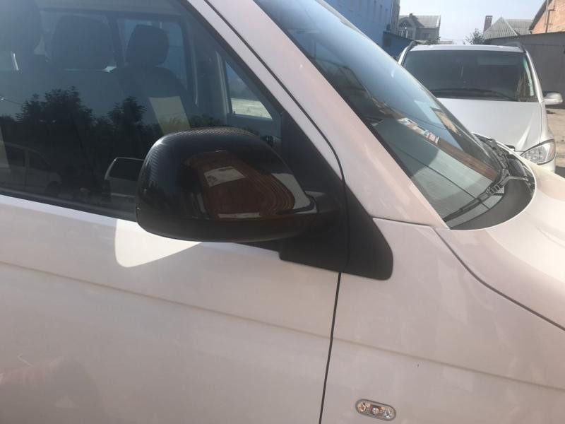 Купить Накладки на зеркала (2 шт, карбон) Натуральный карбон для Volkswagen T6