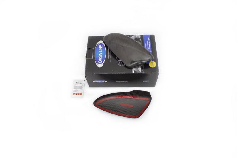 Купити Накладки на дзеркала (2 шт, натуральний карбон) для Volkswagen Scirocco