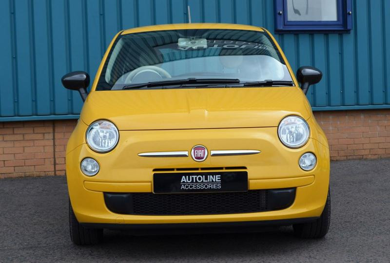 Купити Накладки на дзеркала 2007-2015 (2 шт., натуральний карбон) для Fiat 500/500L