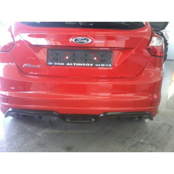 Купити Накладка на задній бампер HB (під фарбування) для Ford Focus III 2011-2017 рр