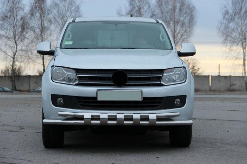 Купити Передній захист F3-08.7 (нерж) для Volkswagen Amarok 2010-2022 рр