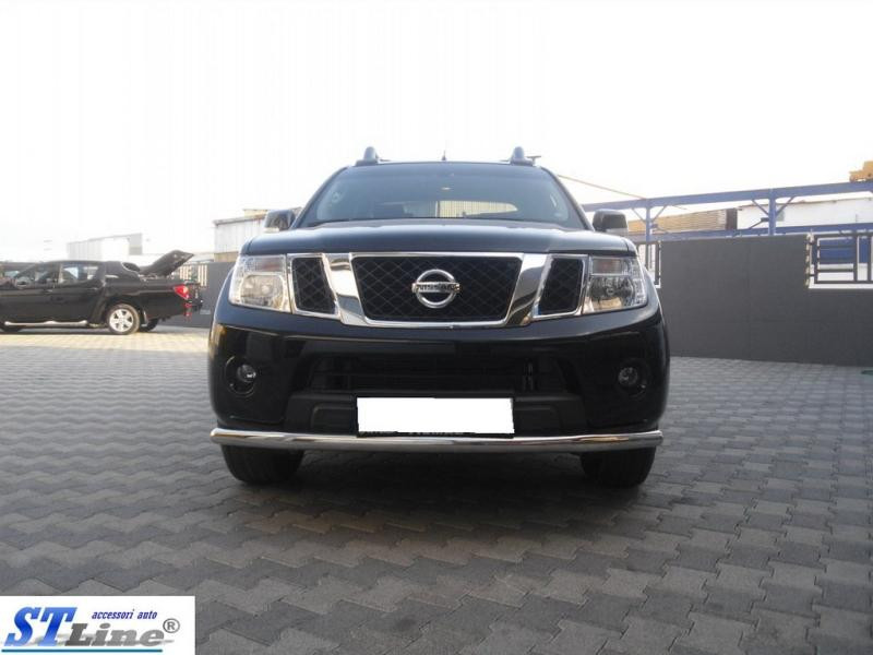 Купити Передній захист ST008 (нерж) для Nissan Navara 2006-2015 рр