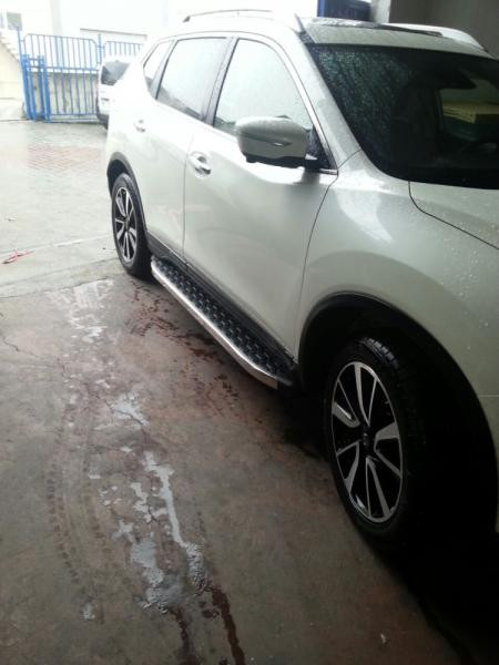 Купити Бокові пороги BlackLine (2 шт, алюміній) для Nissan X-trail T32/Rogue 2014-2021 рр